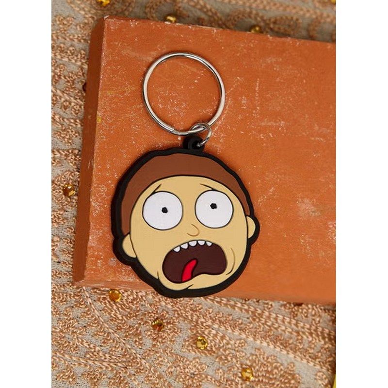 Pyramid International - Rick And Morty Terrified Face Rubber Keychain