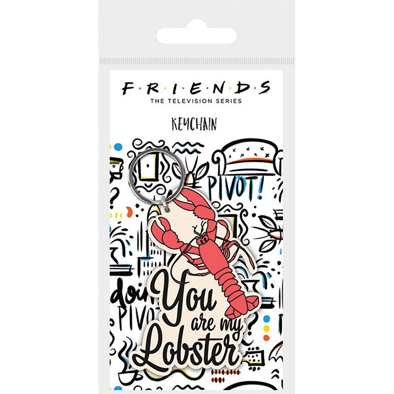 Pyramid International - Friends You Are My Lobster Rubber Keychain