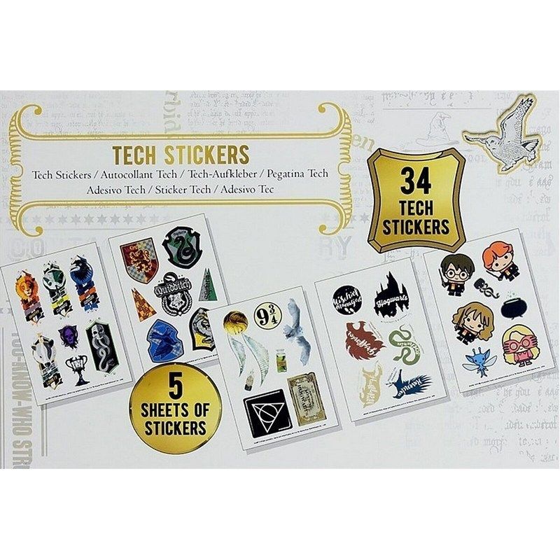 Pyramid International - Harry Potter Artefacts Tech Sticker Sheets - 5pcs