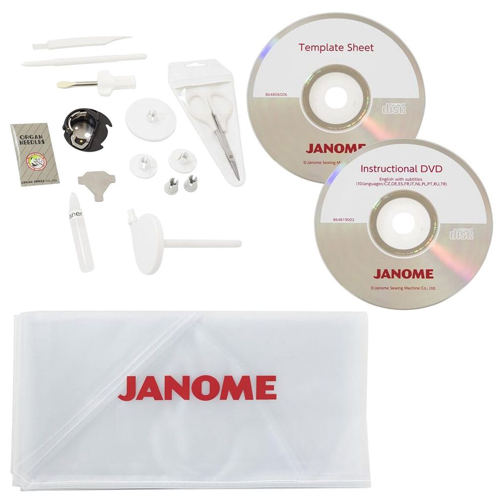 Janome - Memory Craft Mc400E Embroidery Machine - White