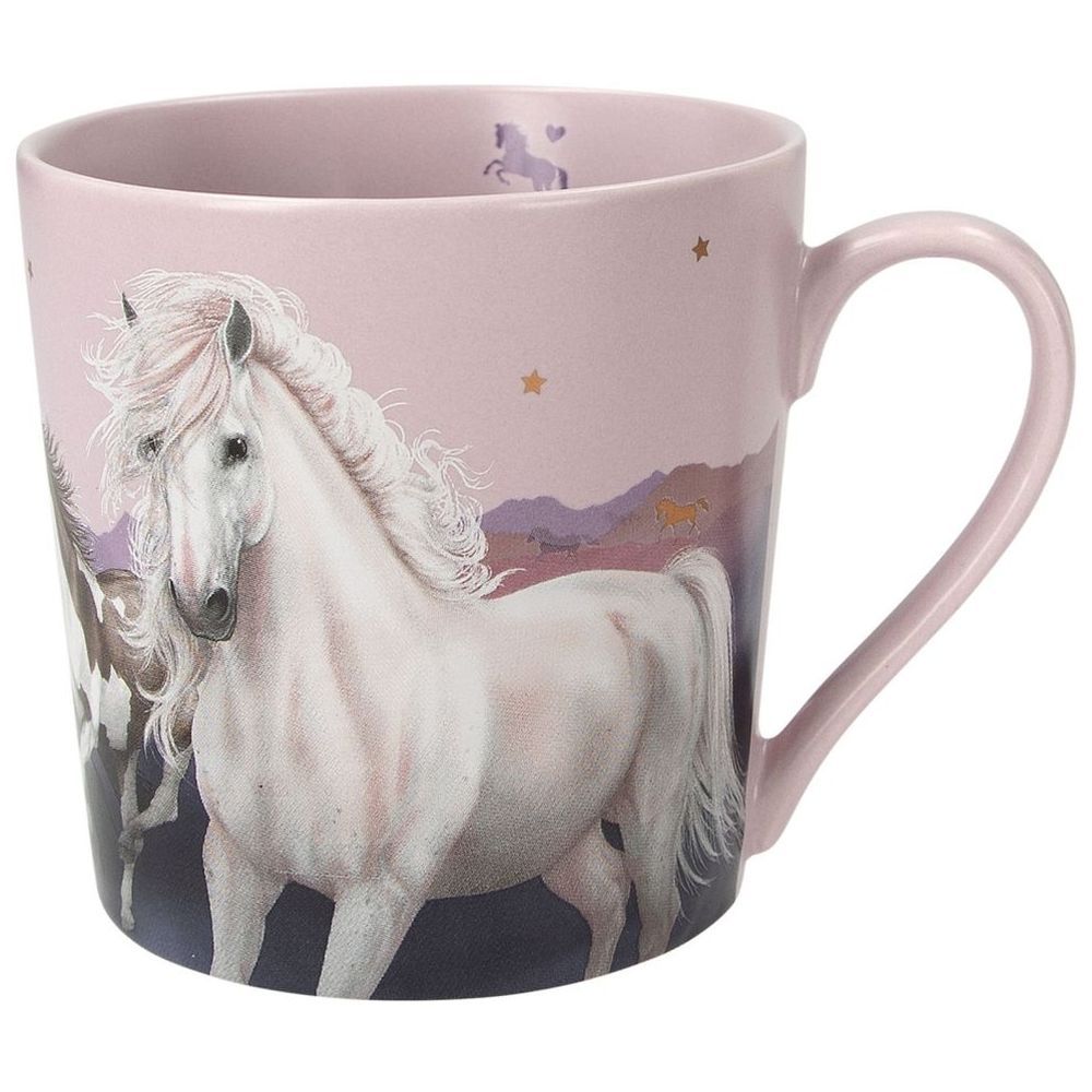 Top Model - Miss Melody Becher Matt Night Horses Mug