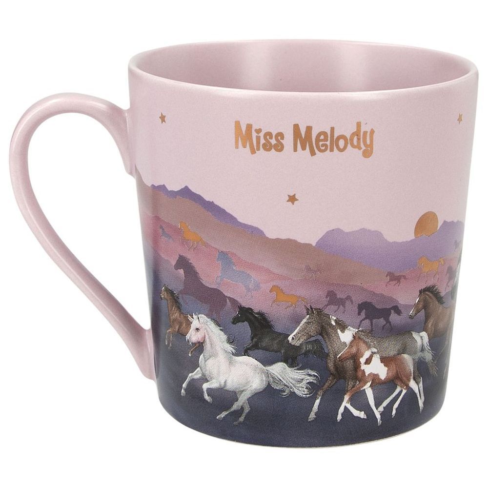 Top Model - Miss Melody Becher Matt Night Horses Mug