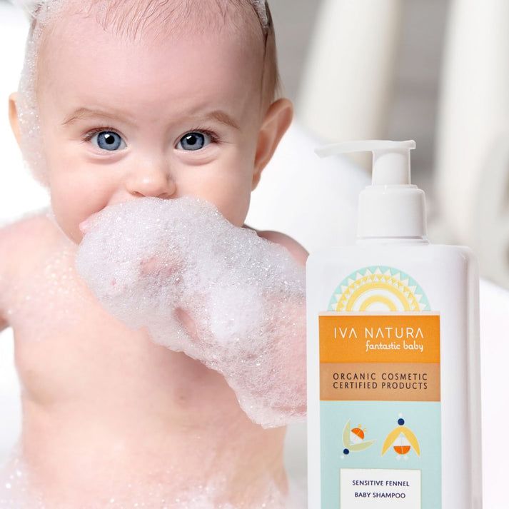 IVA Natura - Organic Fennel Baby Shampoo For Sensitive Scalp And Hair - 350ml