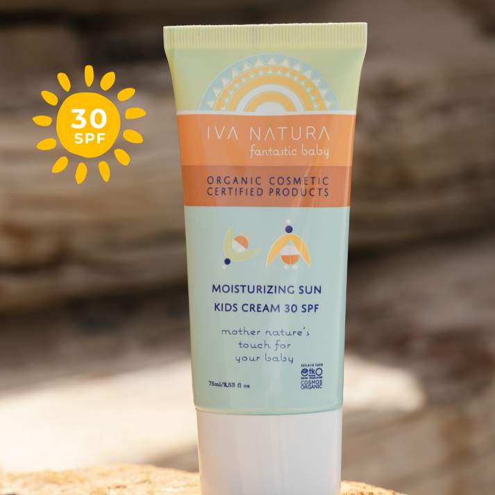 IVA Natura - Baby Organic Moisturizing 30SPF Sunscreen Protection - 75ml