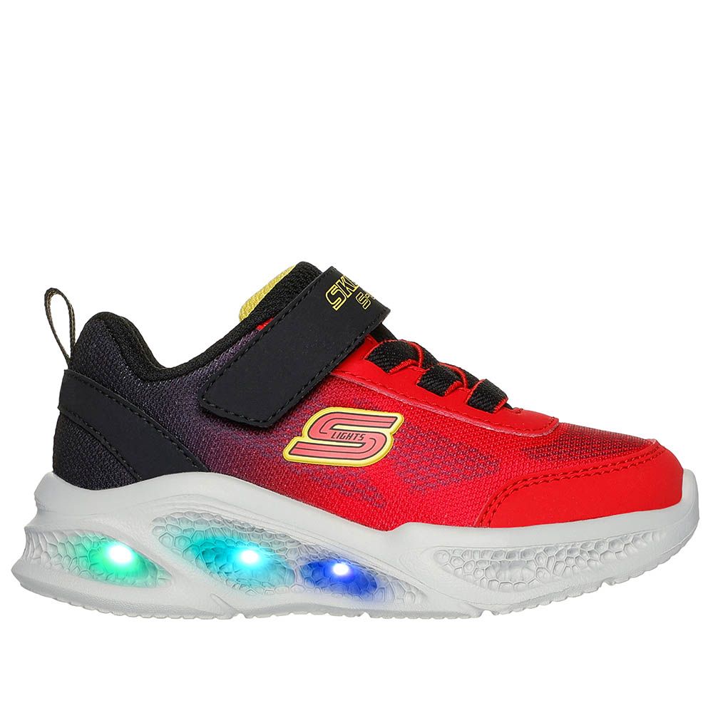 Skechers - Meteor Lights Sneakers - Red/Black