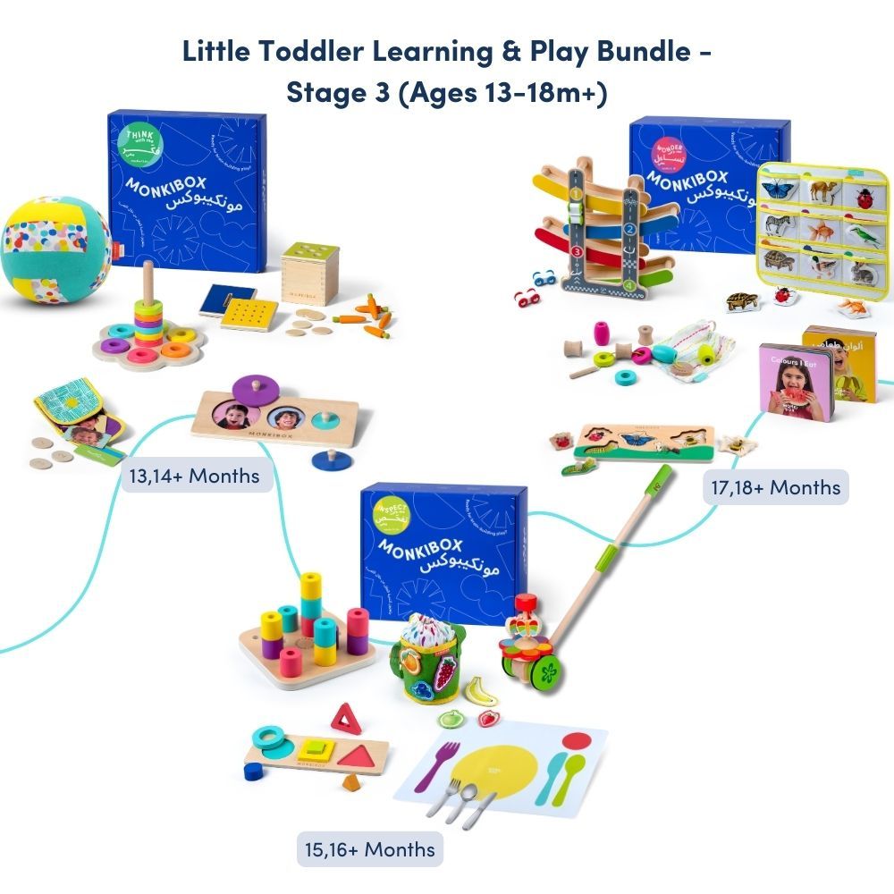 MonkiBox - Little Toddler Learning & Play Bundle - Stage 3