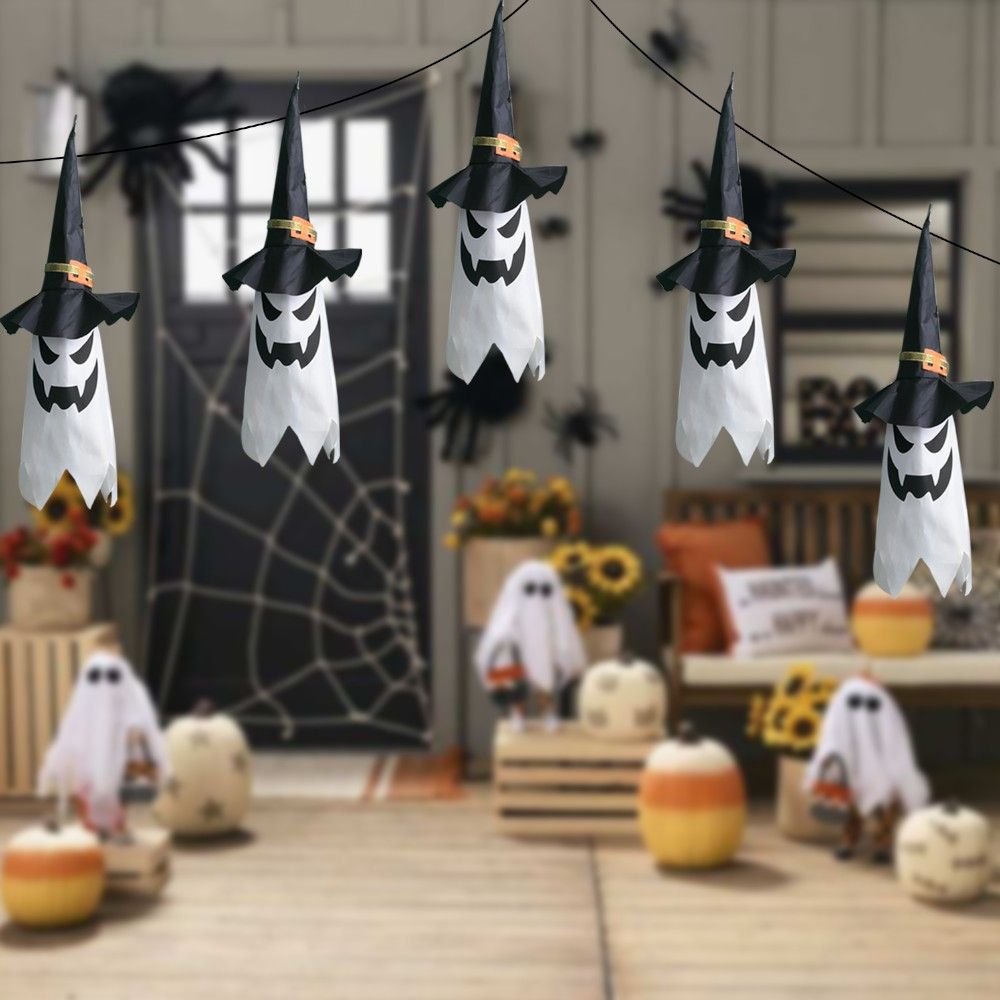 Doodle Kiddo - Halloween LED Light Ghost Hanging Decoration