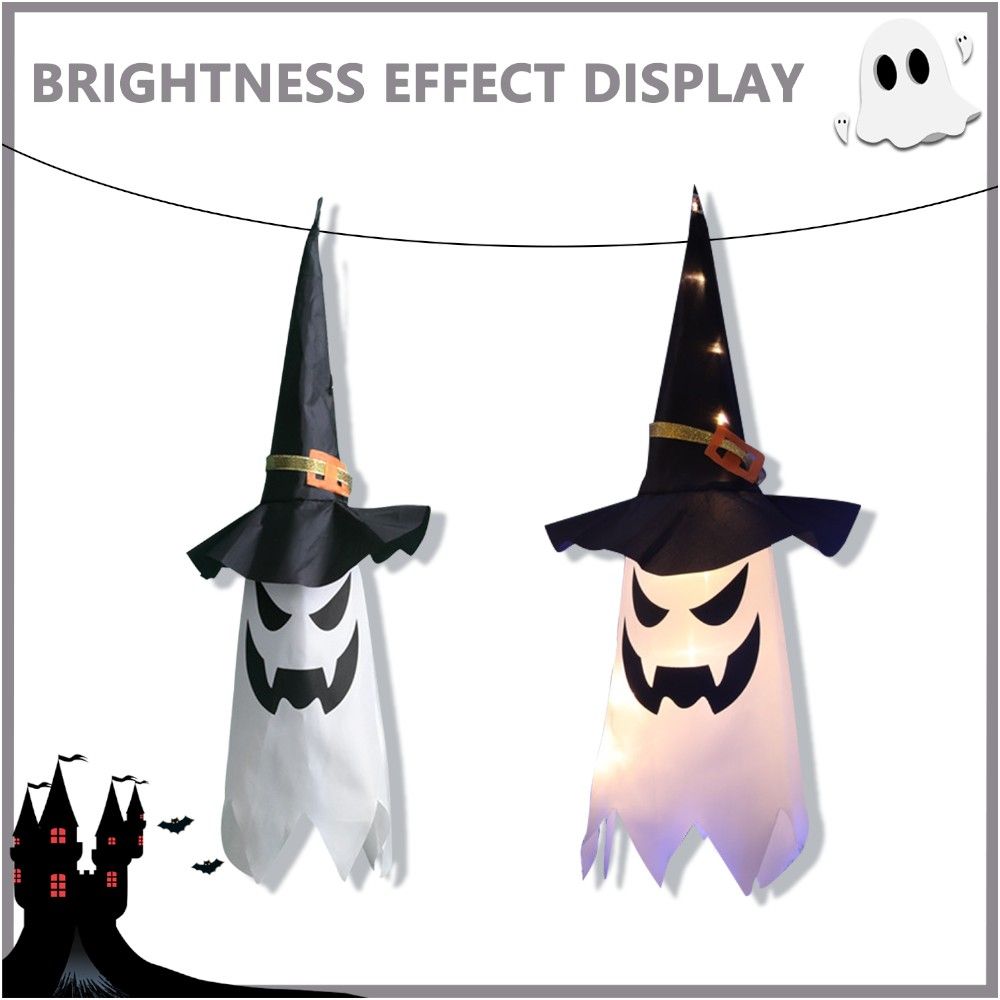 Doodle Kiddo - Halloween LED Light Ghost Hanging Decoration