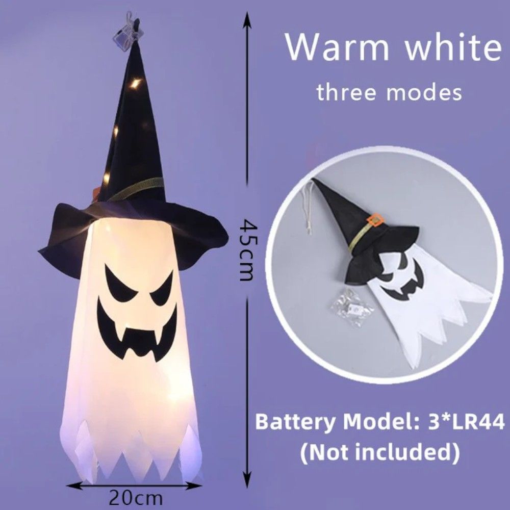 Doodle Kiddo - Halloween LED Light Ghost Hanging Decoration