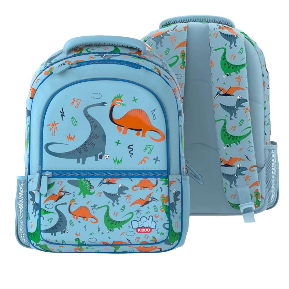 Doodle Kiddo - Dinosaur School Backpack - 15-Inch