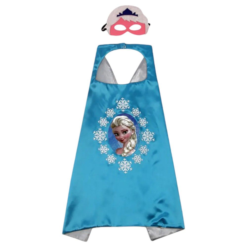 Doodle Kiddo - Elsa Cape And Mask Halloween Costume