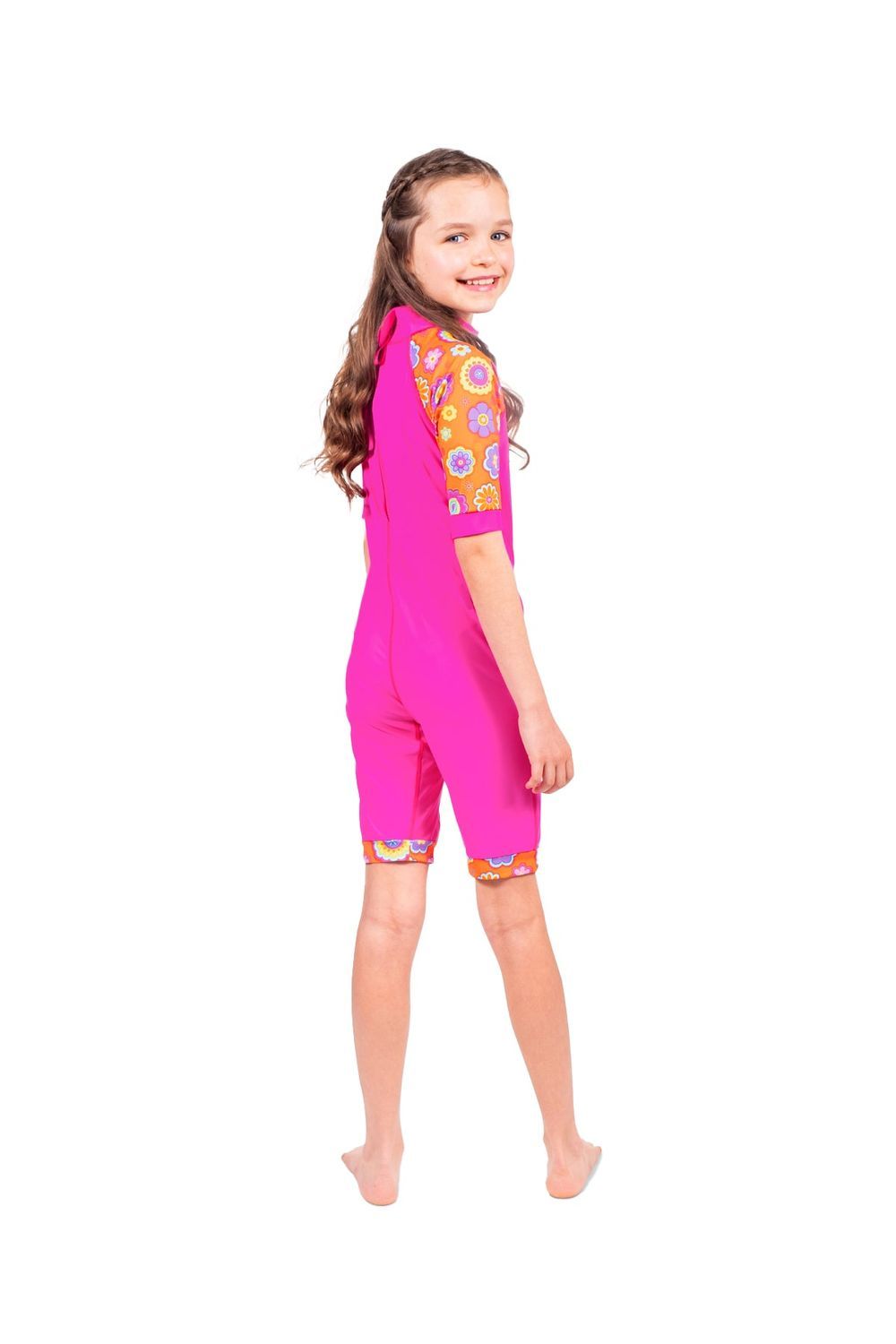 Coega Sunwear - Girl's Swimsuit - Pink Orange Groovy