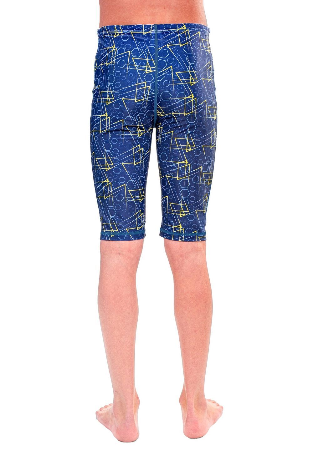 Coega Sunwear - Boy's Swim Jammers - Navy Geometric