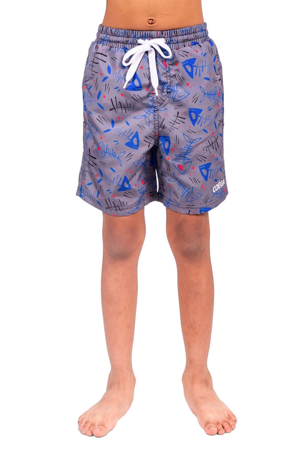 Coega Sunwear - Kid's Board Shorts - Blue Black Fish