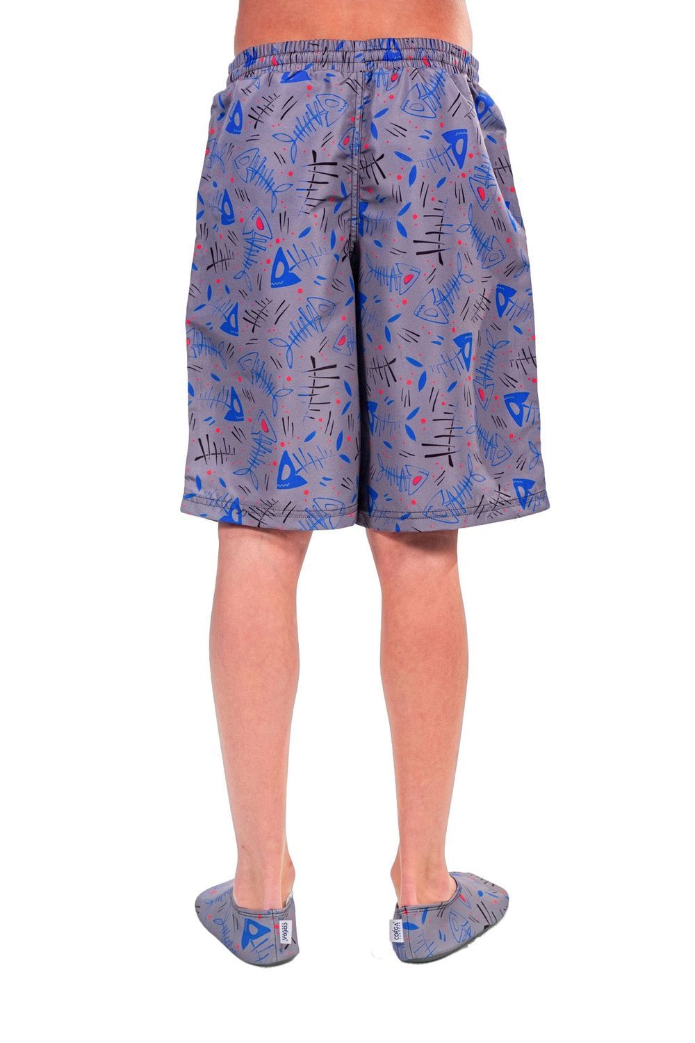 Coega Sunwear - Boy's Board Shorts - Blue Black Fish