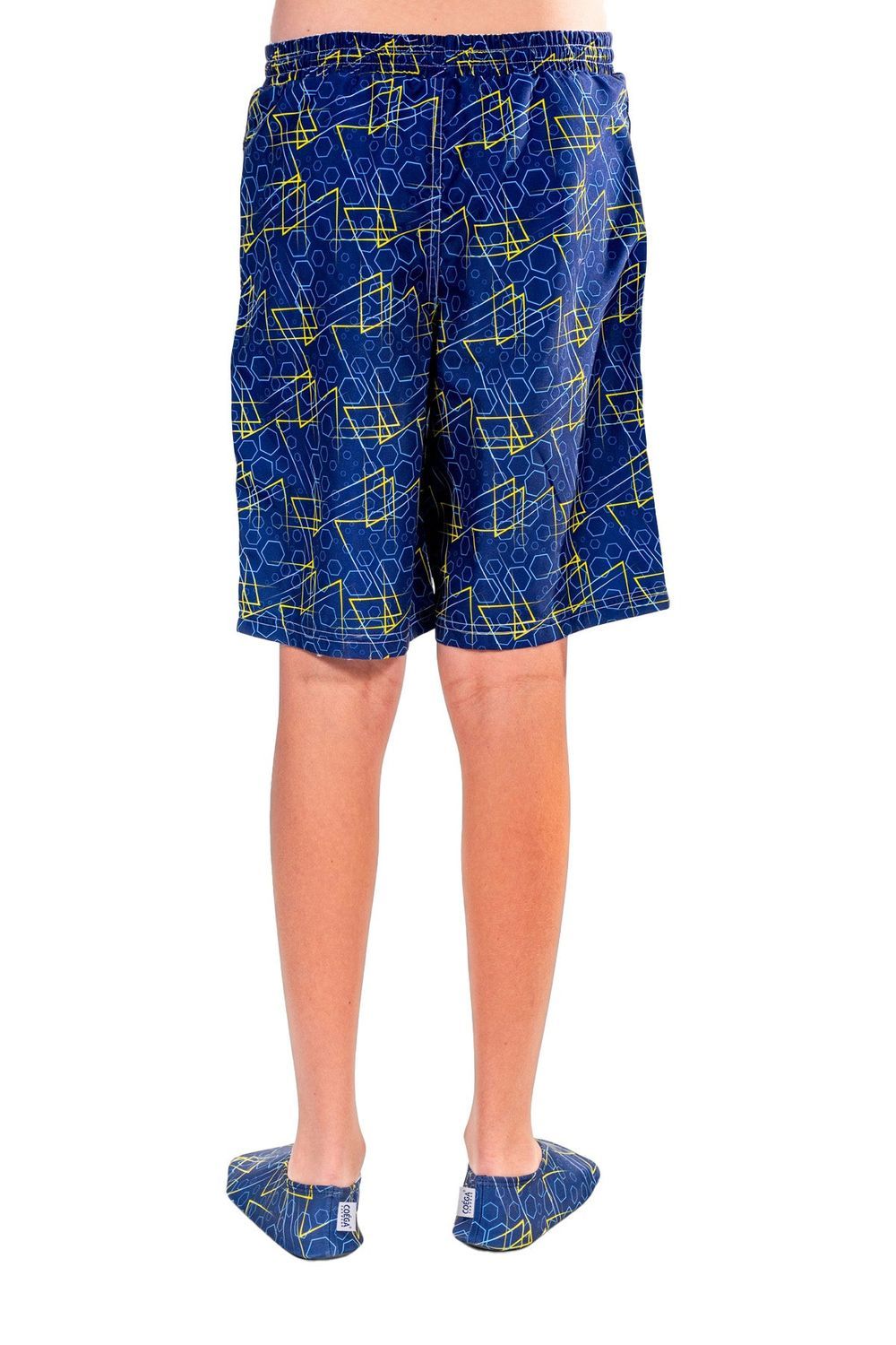 Coega Sunwear - Boy's Board Shorts - Navy Geometric