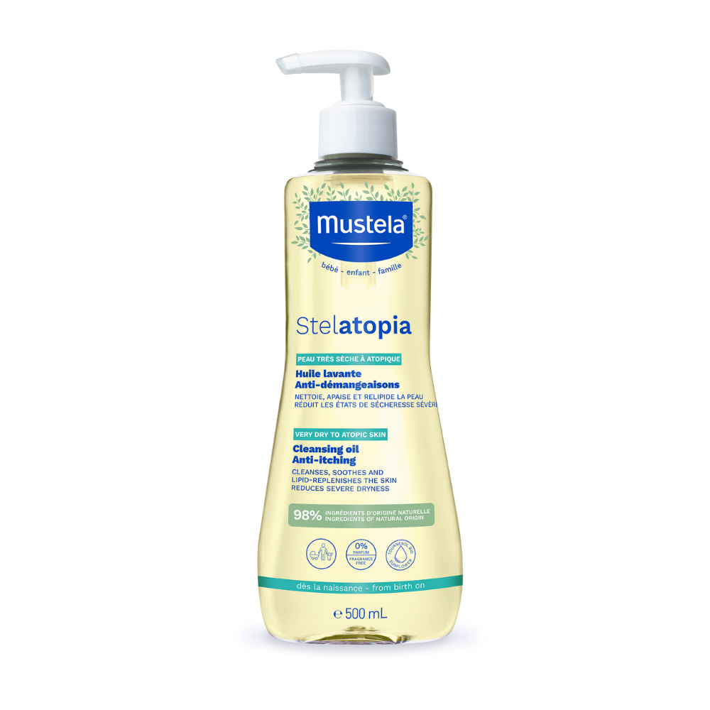 Mustela - Stelatopia+ Skincare Set W/ Cleansing Oil