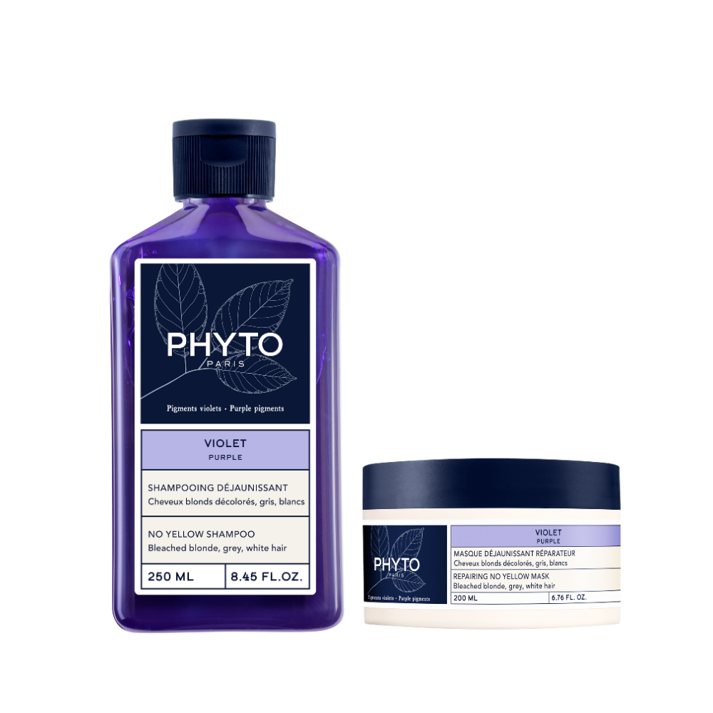 Phyto - Purple Shampoo And Mask Set