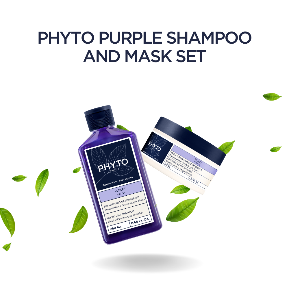 Phyto - Purple Shampoo And Mask Set