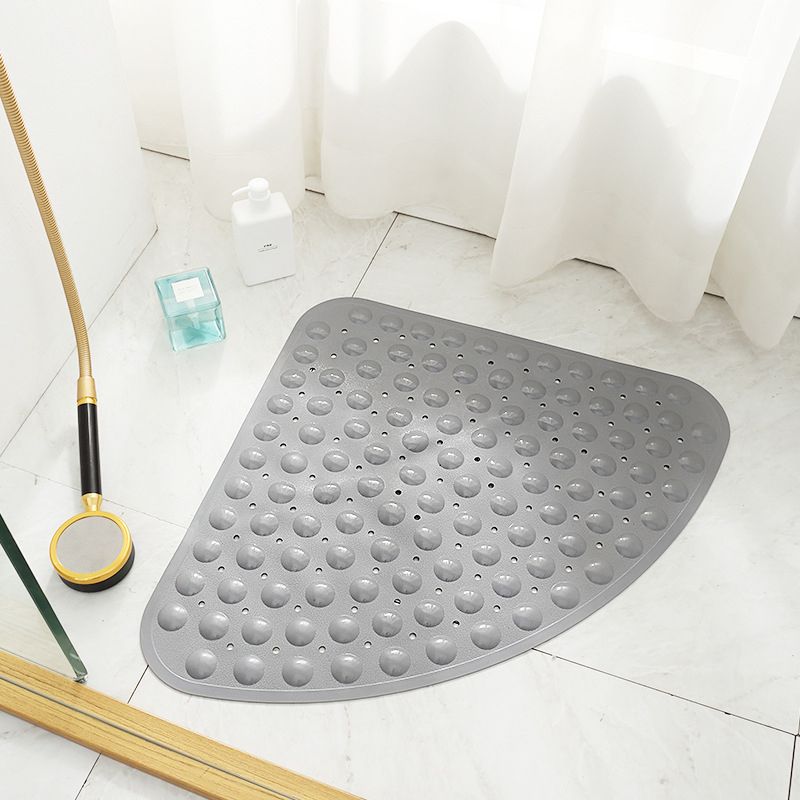 Mei Stylish - Non-Slip Rubber Shower Mat - Grey - 54 x 54cm