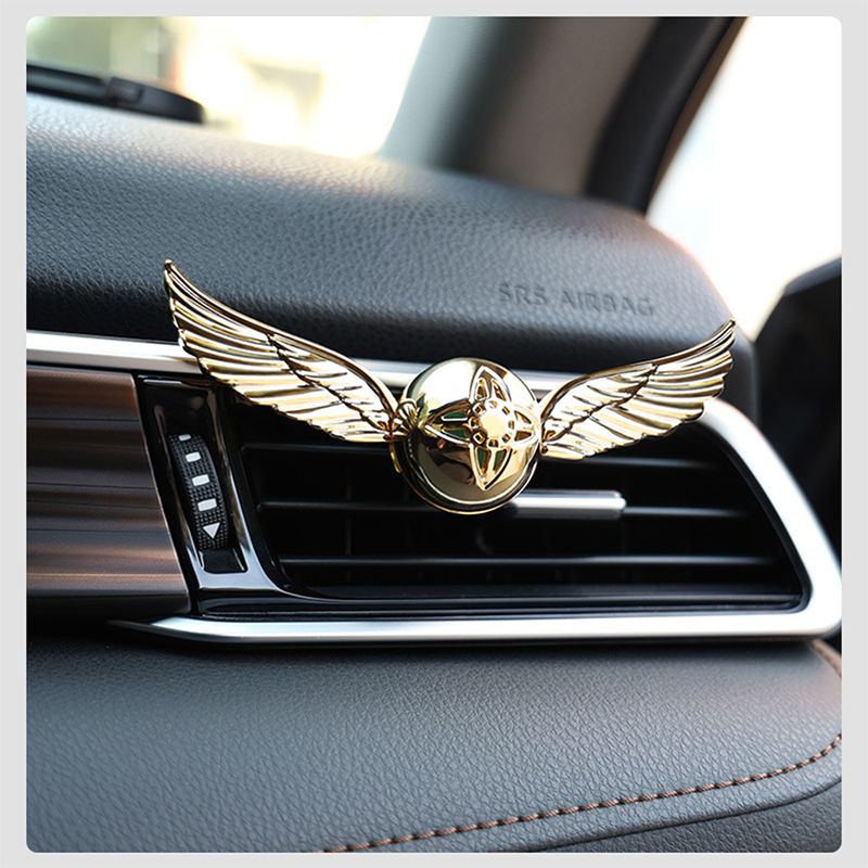 Mei Stylish - Winged Decorative Car Air Freshener - Lemon - 10 ml