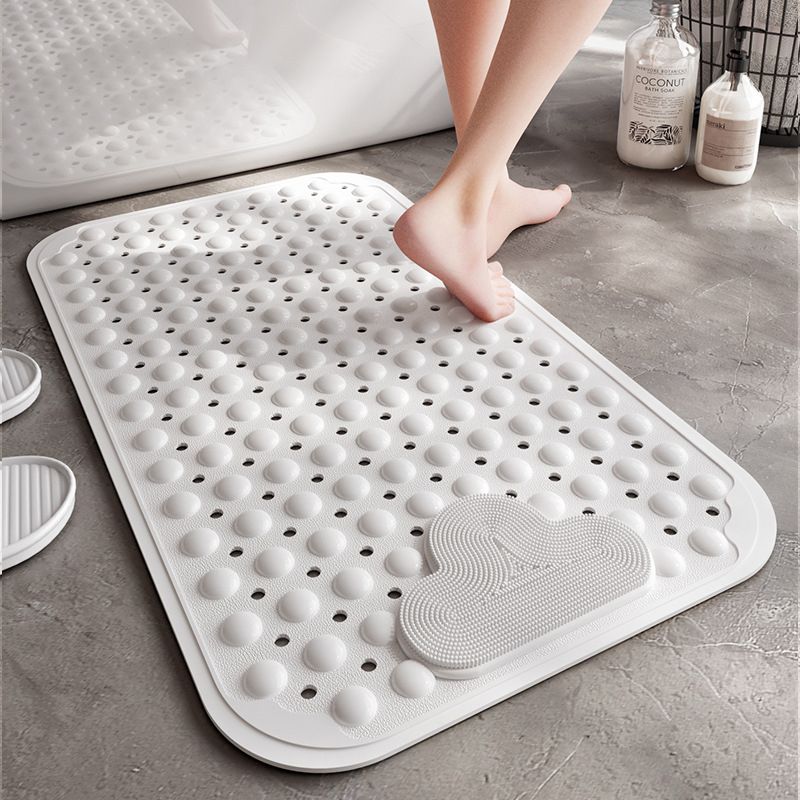 Mei Stylish - Anti-Slip Massage Bath Tub Mat - White - 40x70cm