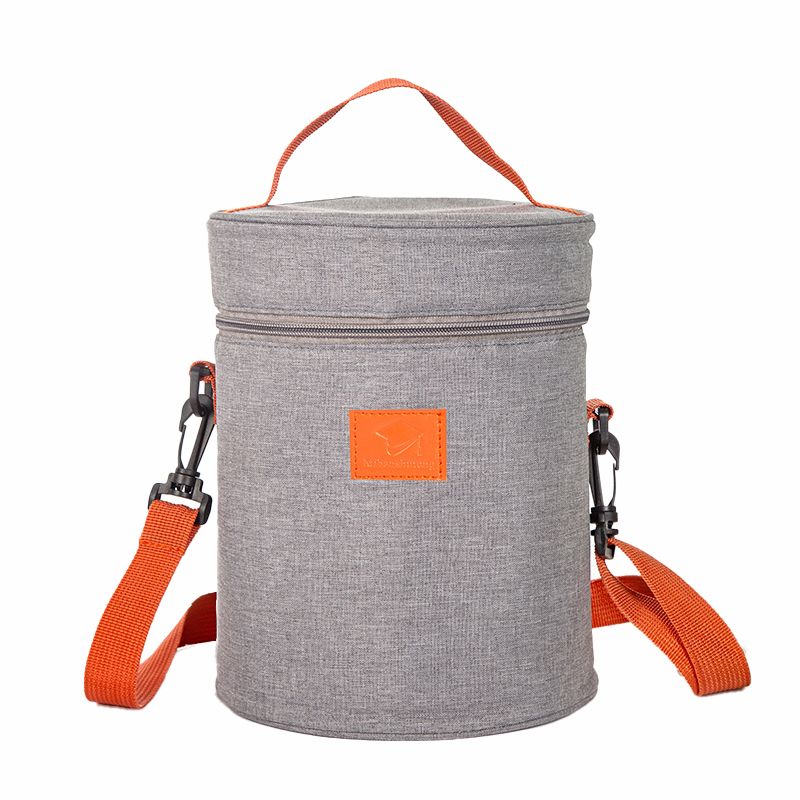 Mei Stylish - Leak-Proof Water-Resistant Lunch Bag - Light Grey