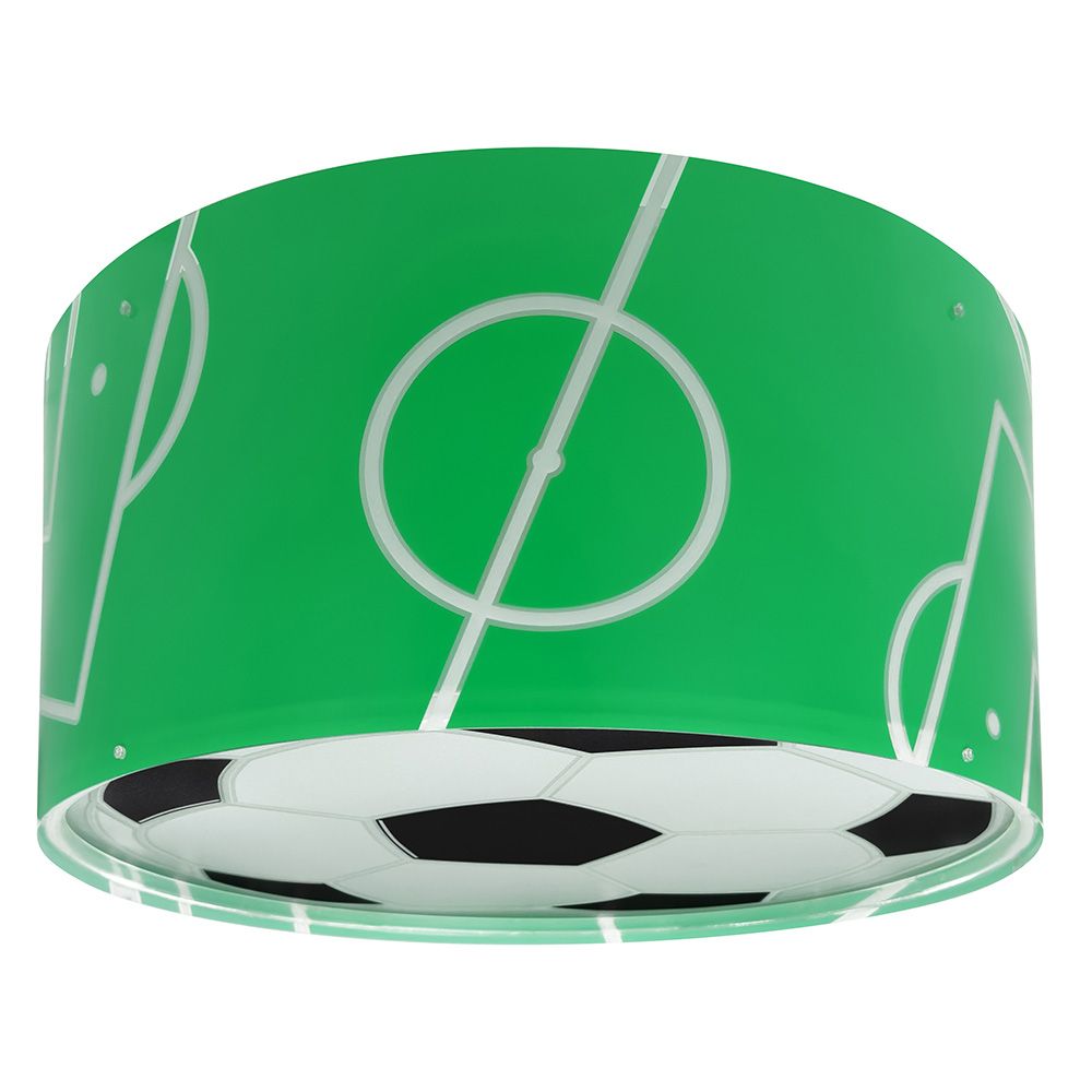 ChildrenLighting - Football Childrens Ceiling Lamp - Green