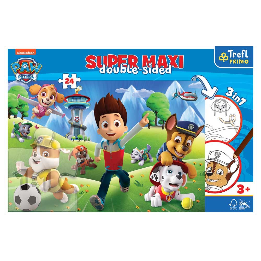 Paw Patrol - The Adventures Of Paw Patrol Super Maxi Puzzle - 24pcs