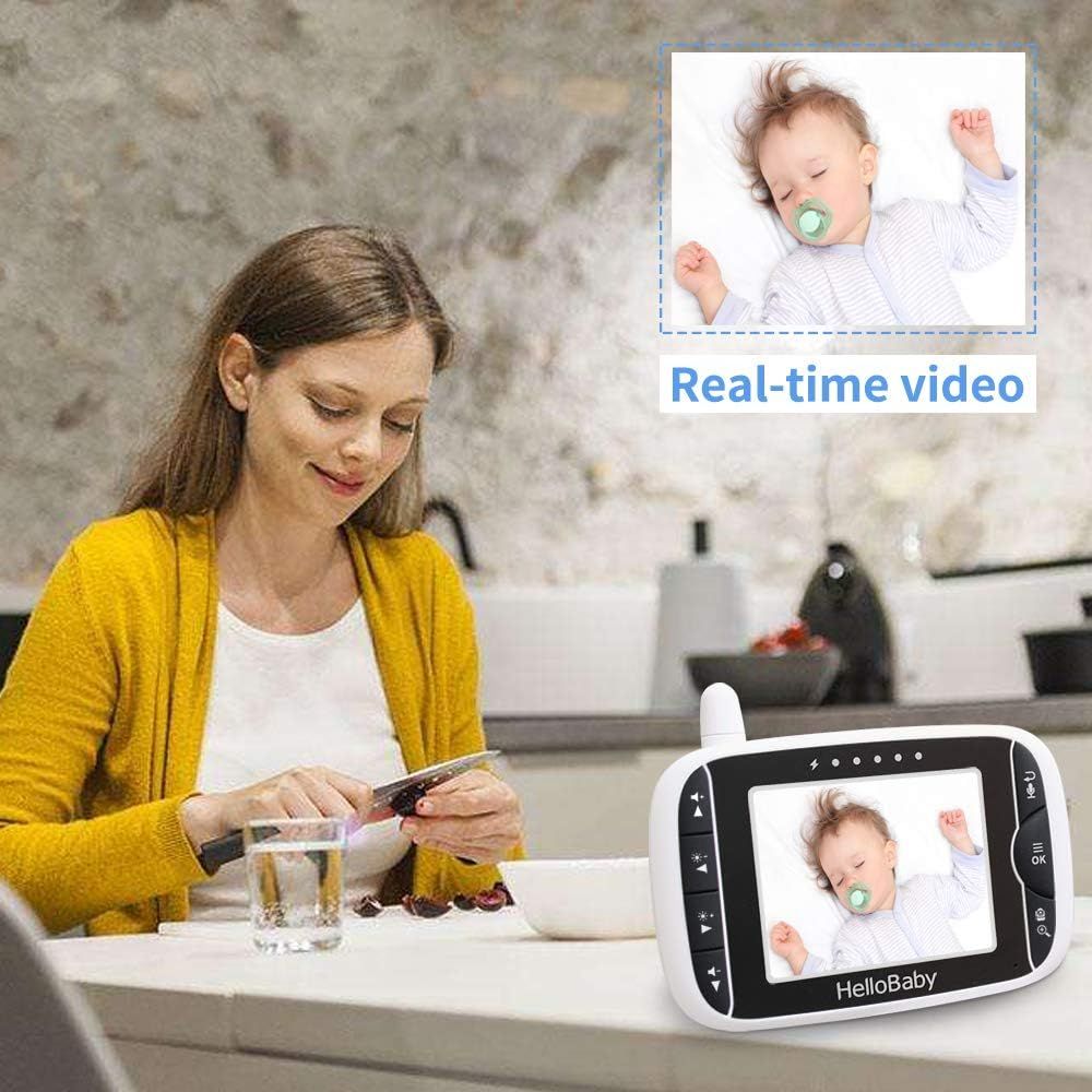 Hello Baby - 3.2-inch Color LCD Screen Video Baby Monitor W/ Remote Camera