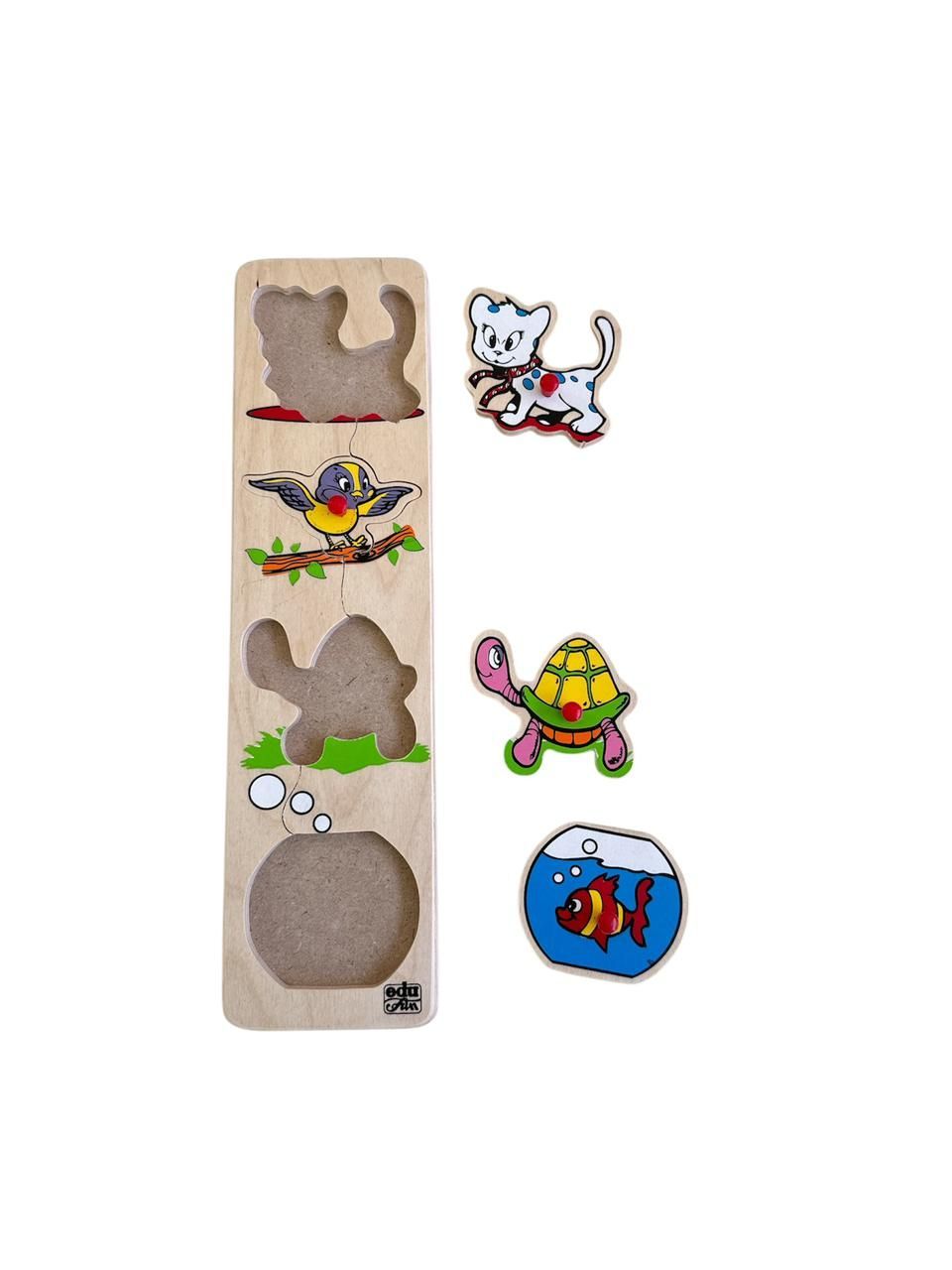 Edu Fun - My Pets Inset Strip Puzzle - 5 Pcs