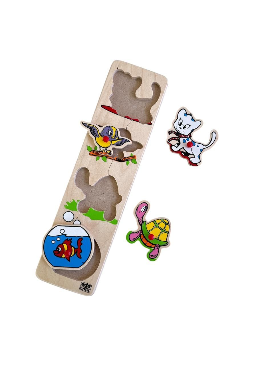 Edu Fun - My Pets Inset Strip Puzzle - 5 Pcs