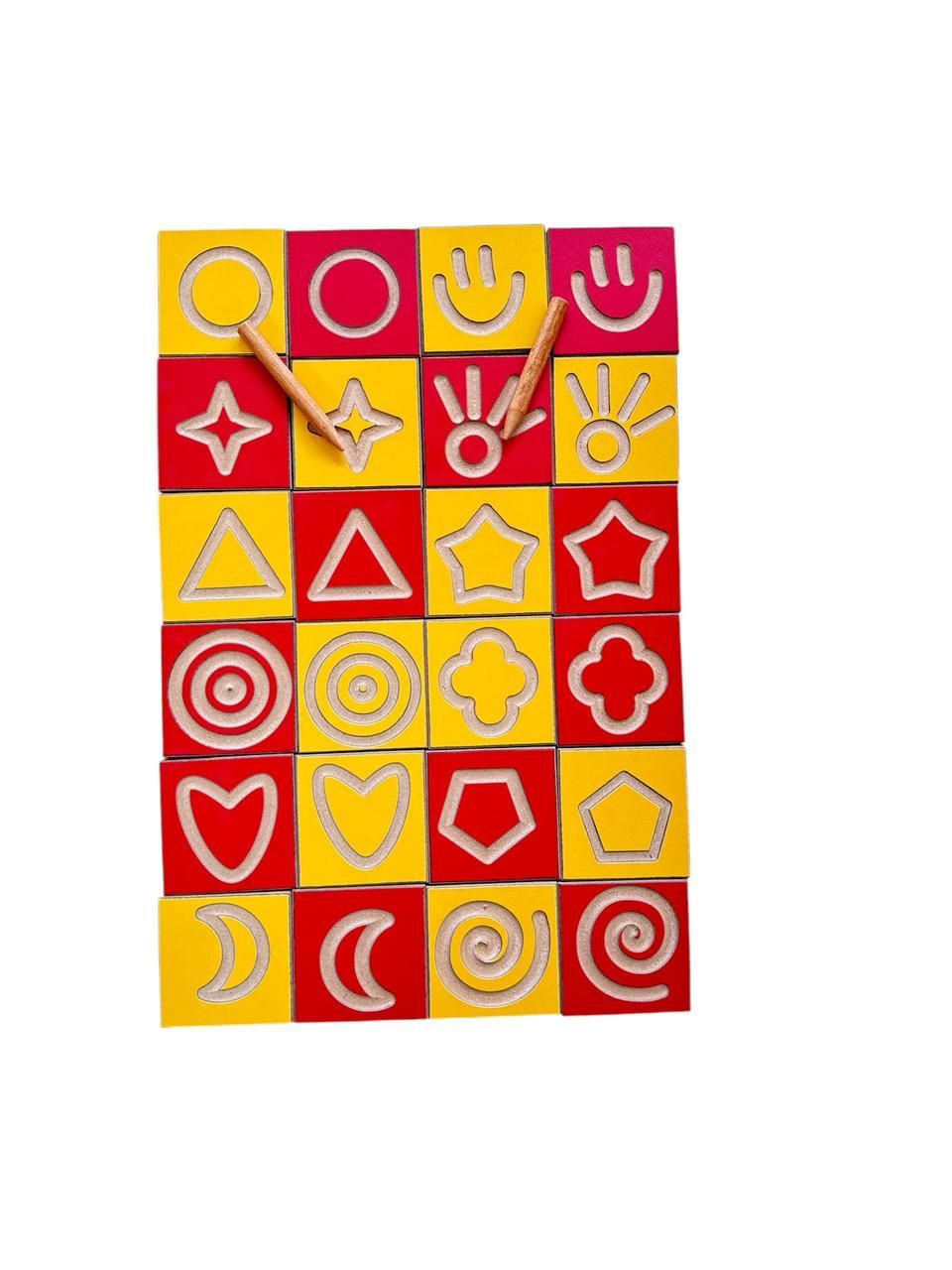 Edu Fun - Pre Writing Shapes Set - 24 Pcs