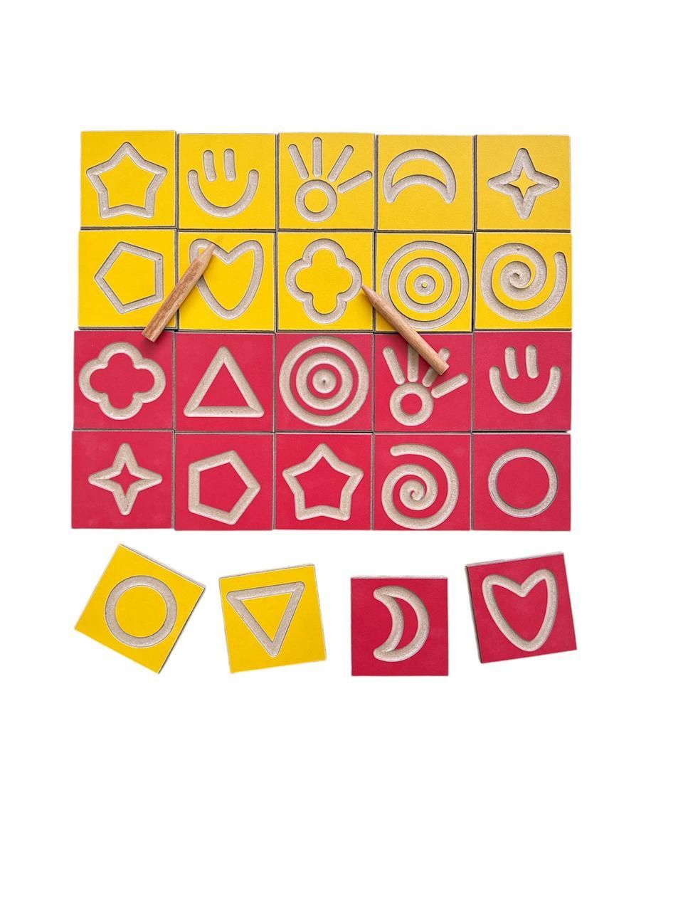 Edu Fun - Pre Writing Shapes Set - 24 Pcs