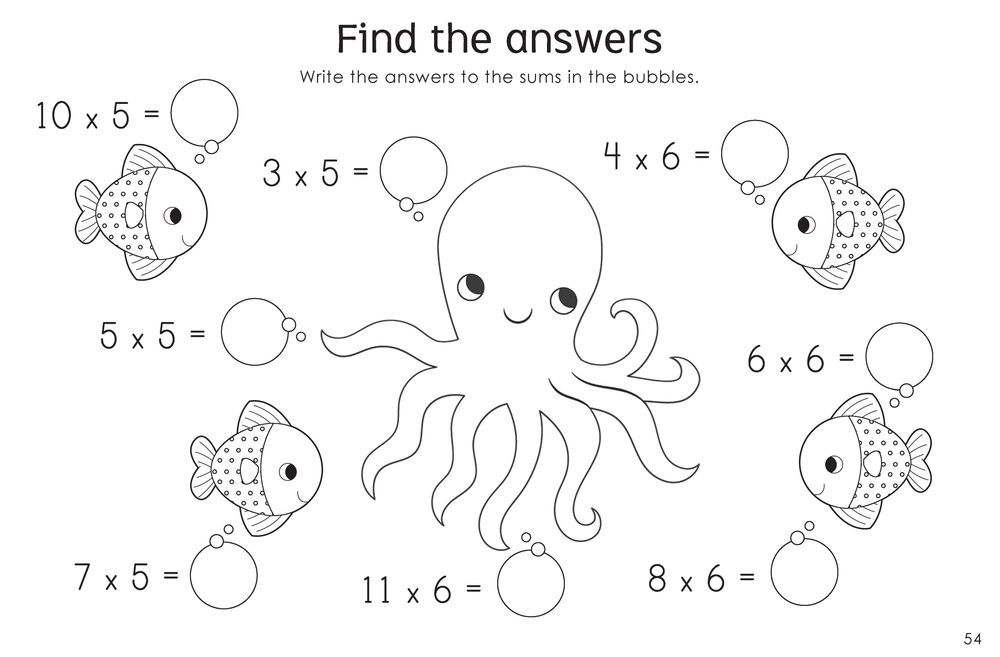 Little Genius Times Table Activity Book - Volume 2