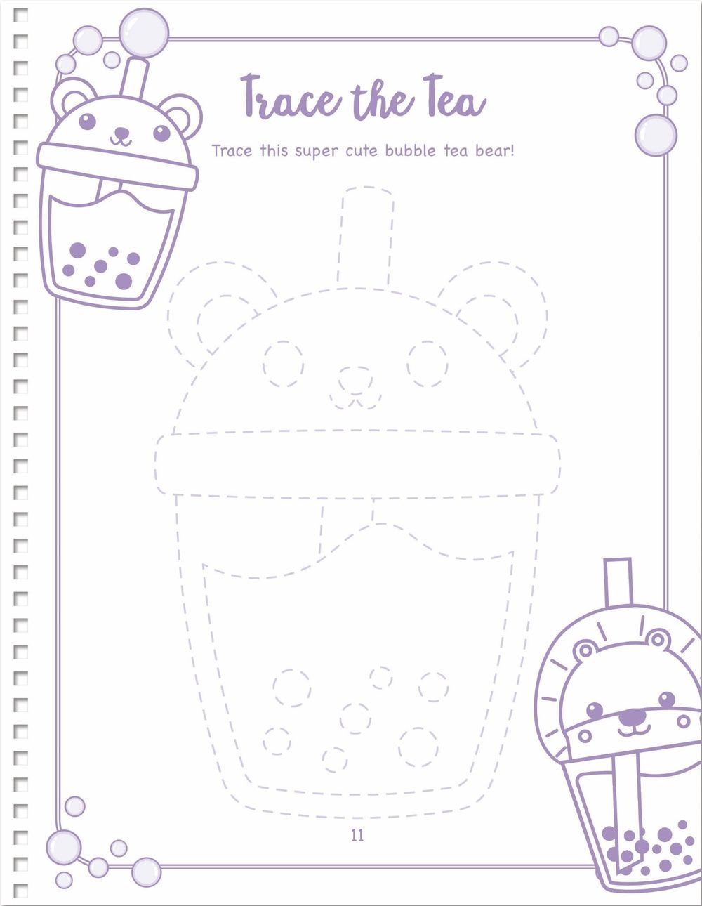 Bubble Tea Scratch Art Book