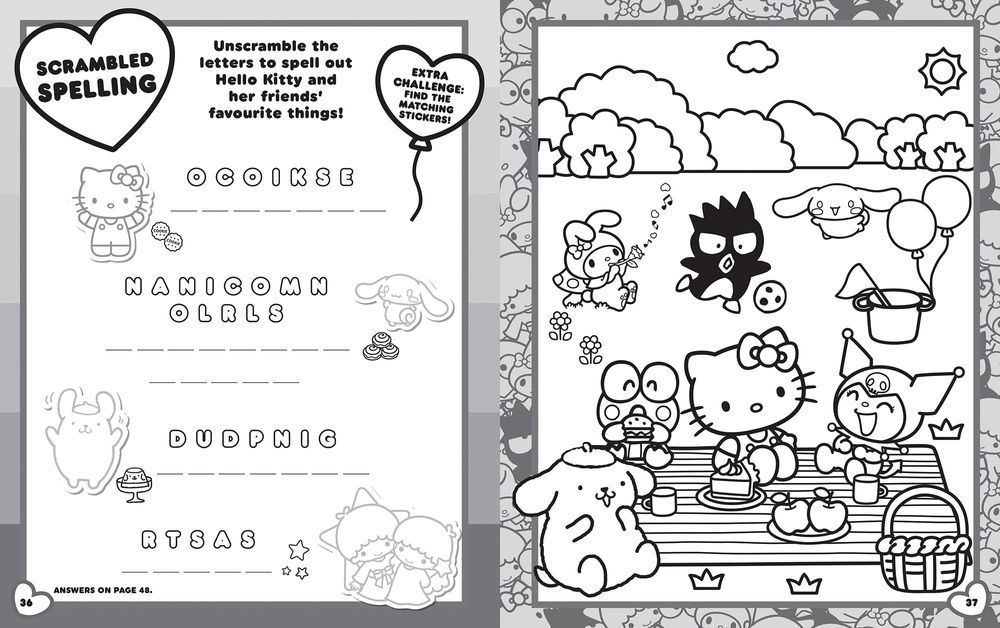 Hello Kitty And Friends Ultimate Sticker Book