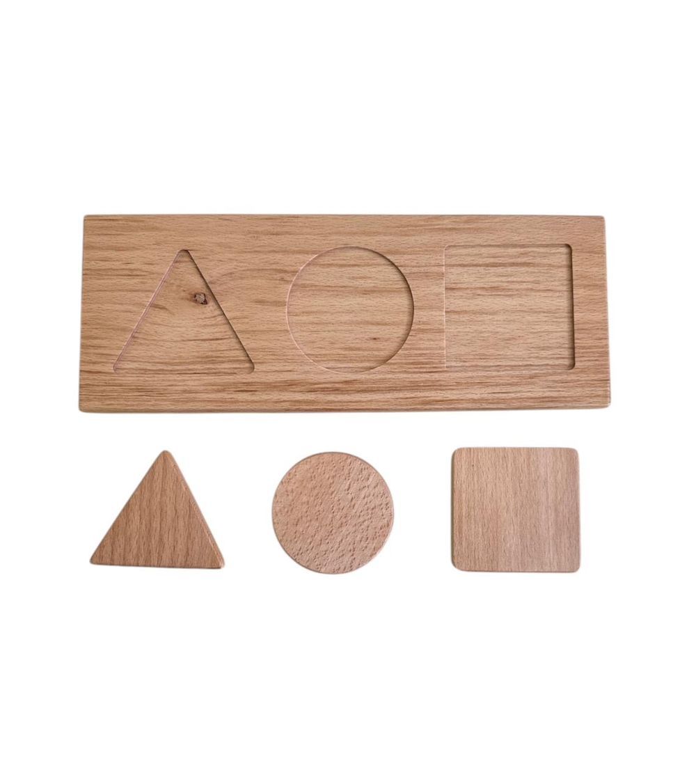 Edu Fun - Wooden Shapes Strip - 4 Pcs