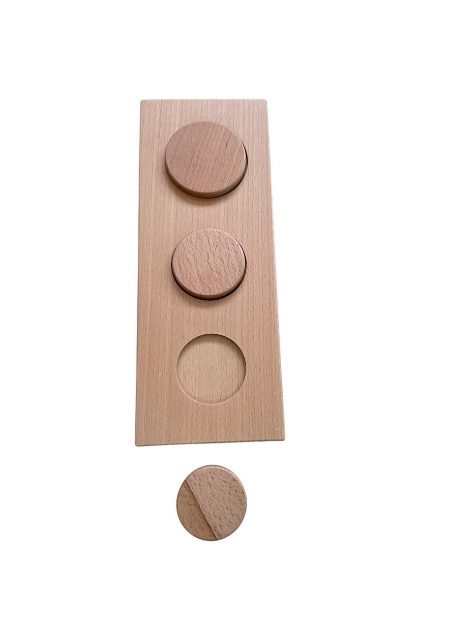 Edu Fun - Grading Wooden Circle Strip - 4 Pcs