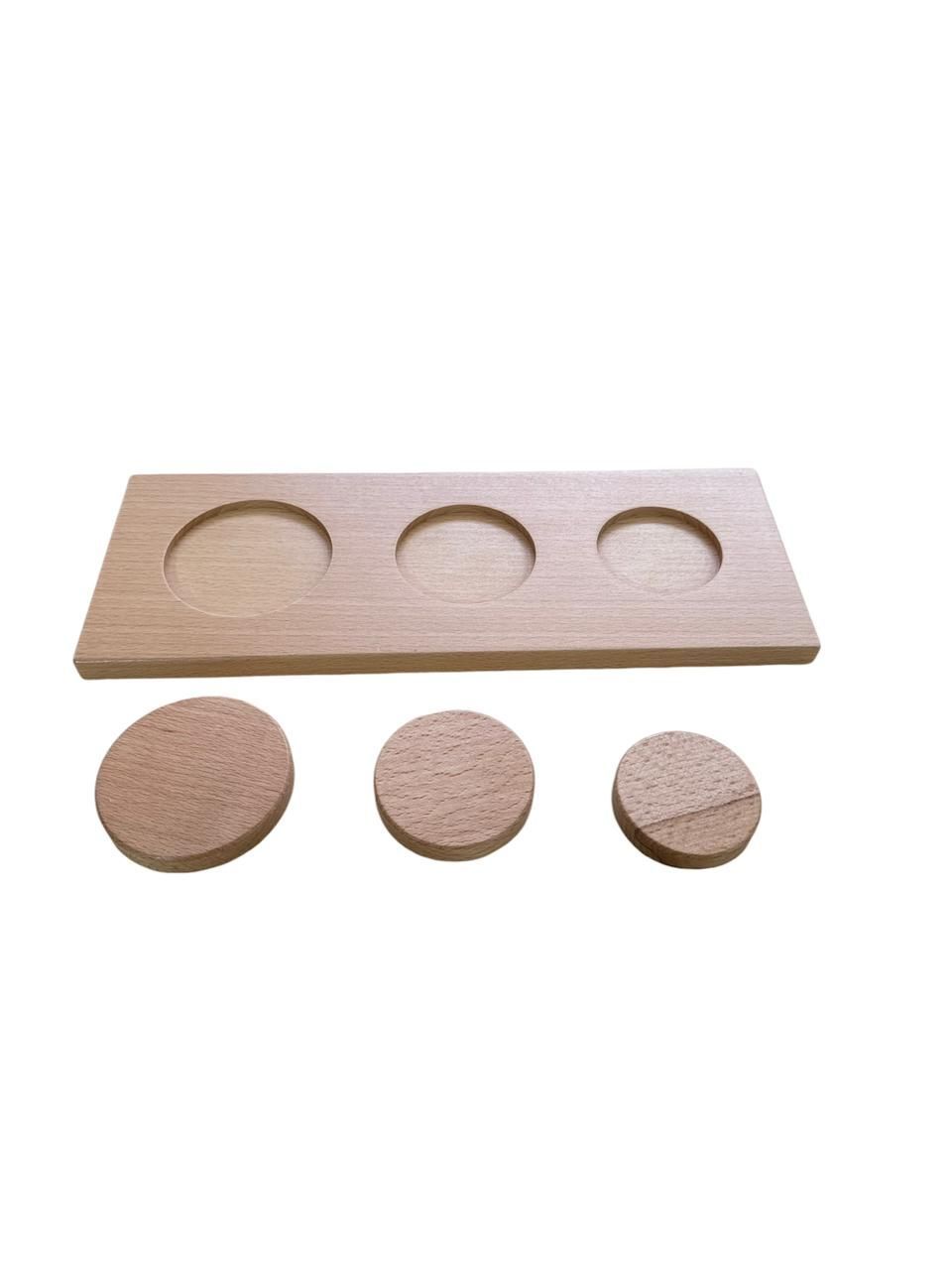 Edu Fun - Grading Wooden Circle Strip - 4 Pcs