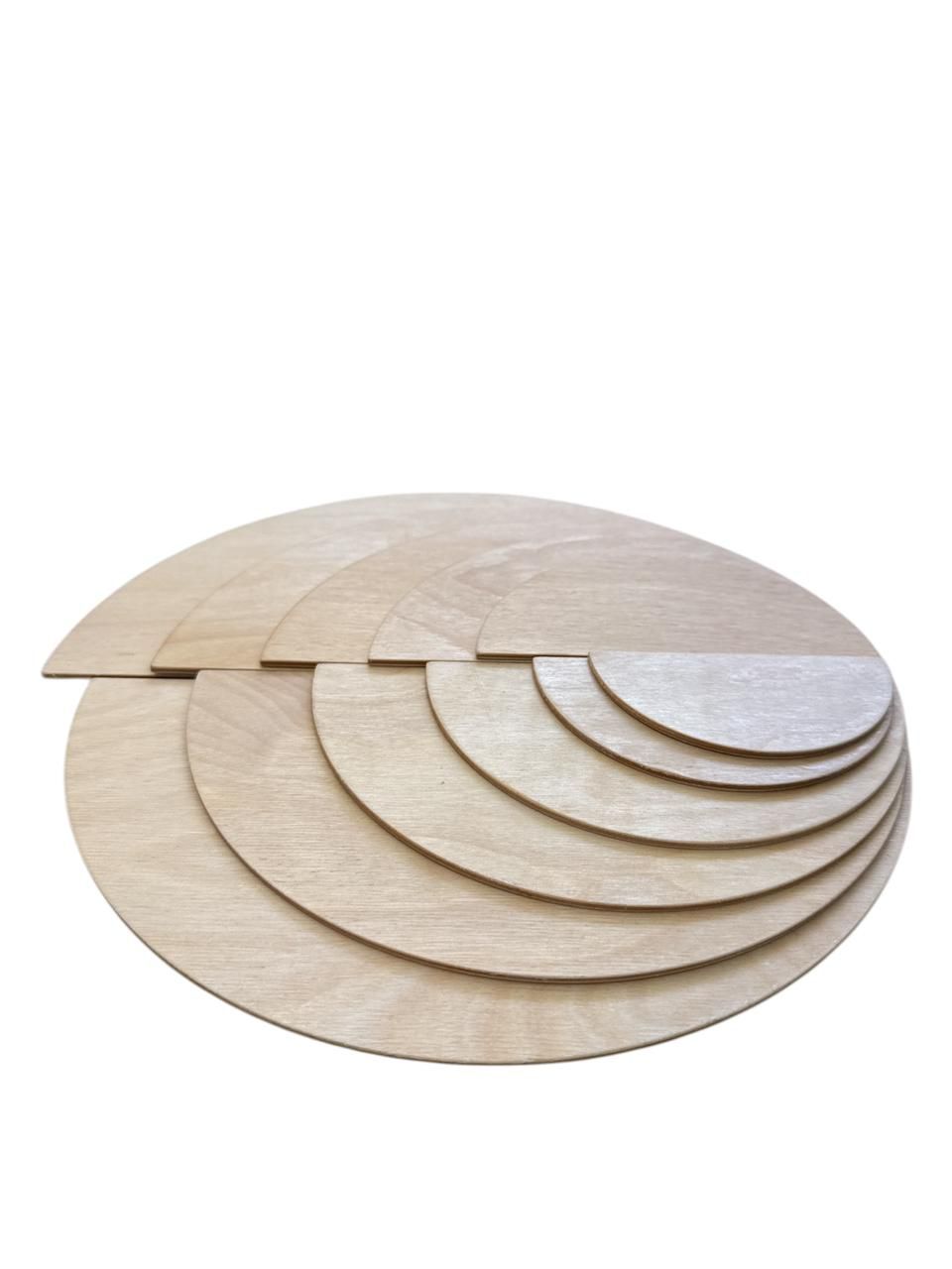 Edu Fun - Wooden Grading Semicircles - 11 Pcs - Large