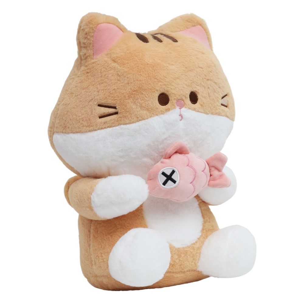 Toto Toys - Stuffed Cat Plush Toy - Brown - 42 cm