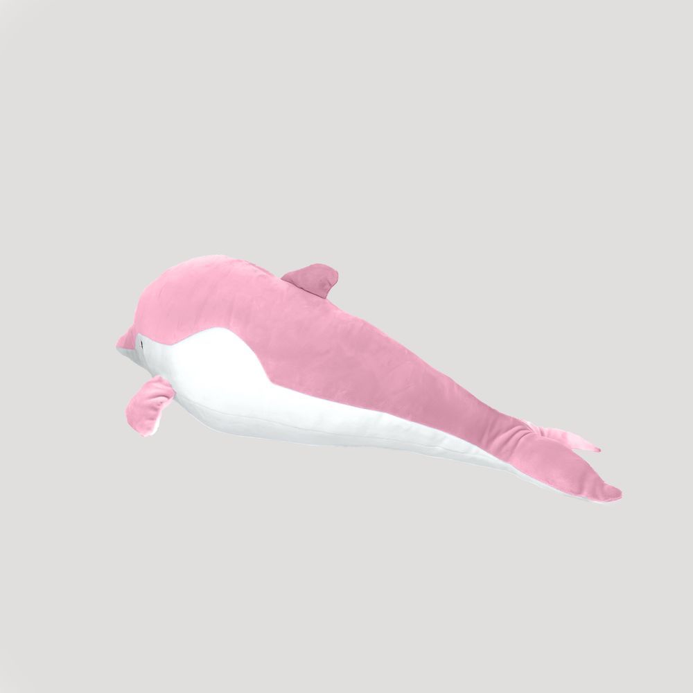 Toto Toys - Cute Dolphin Plush Toy - Pink - 70 cm