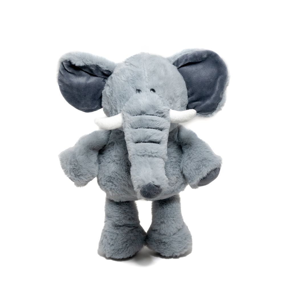 Toto Toys - Stuffed Elephant Plush Toy - Grey - 30 cm