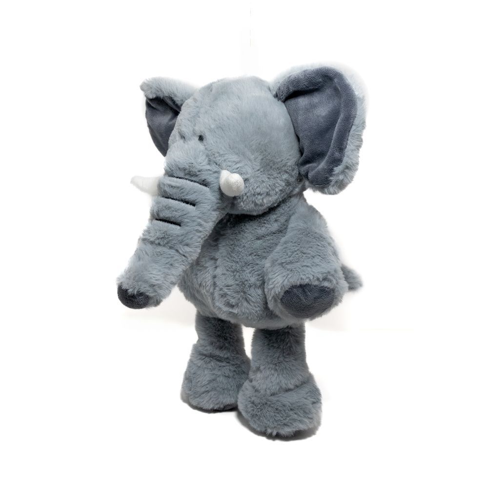 Toto Toys - Stuffed Elephant Plush Toy - Grey - 30 cm