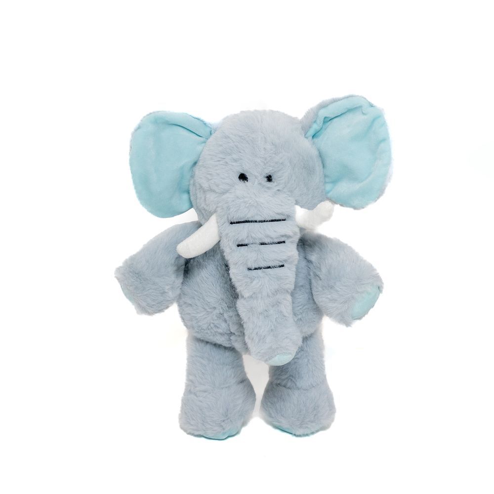 Toto Toys - Stuffed Elephant Plush Toy - Blue - 30 cm