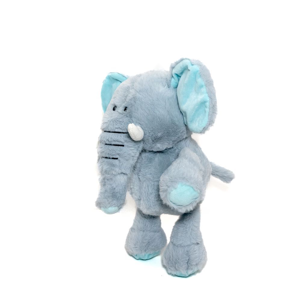 Toto Toys - Stuffed Elephant Plush Toy - Blue - 30 cm