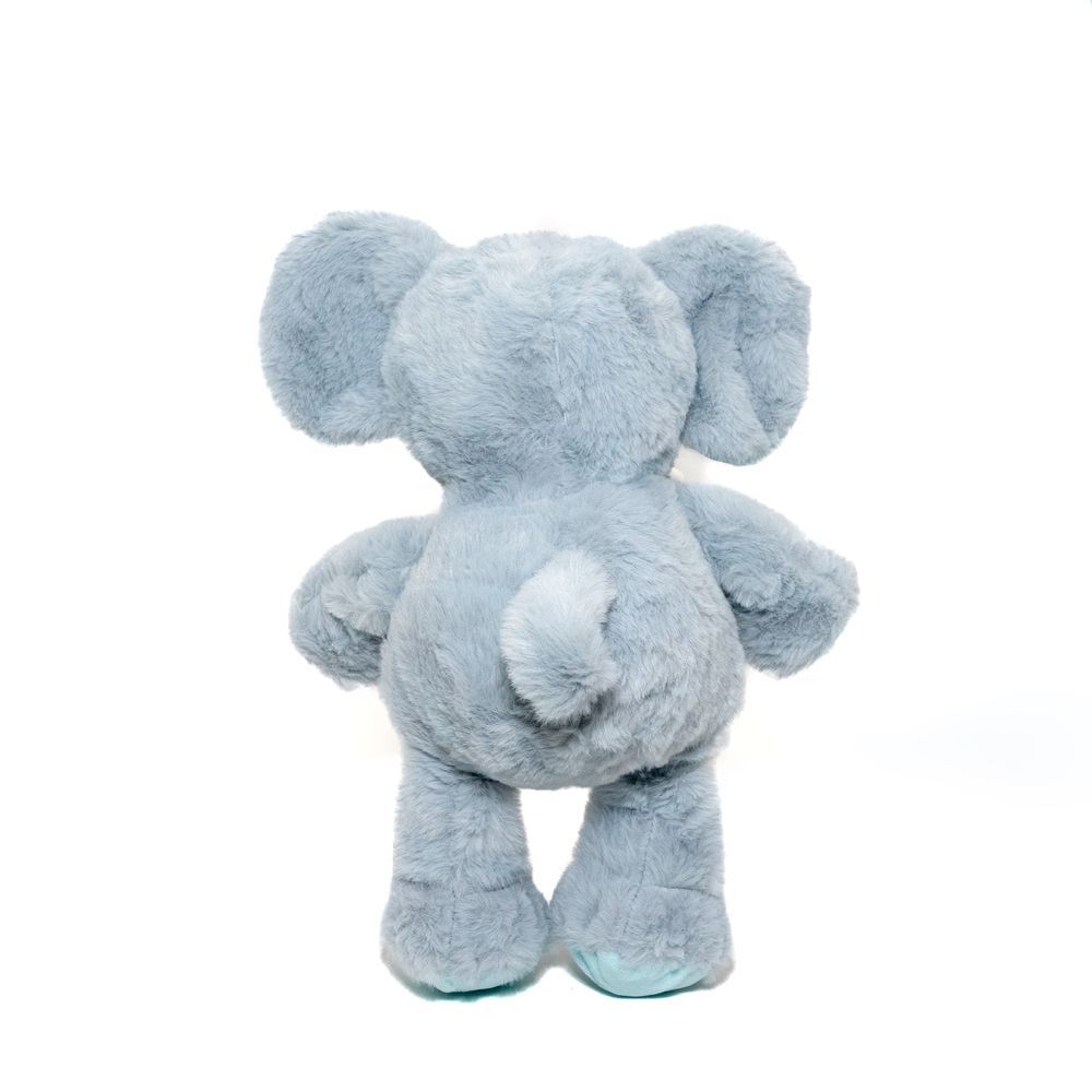 Toto Toys - Stuffed Elephant Plush Toy - Blue - 30 cm