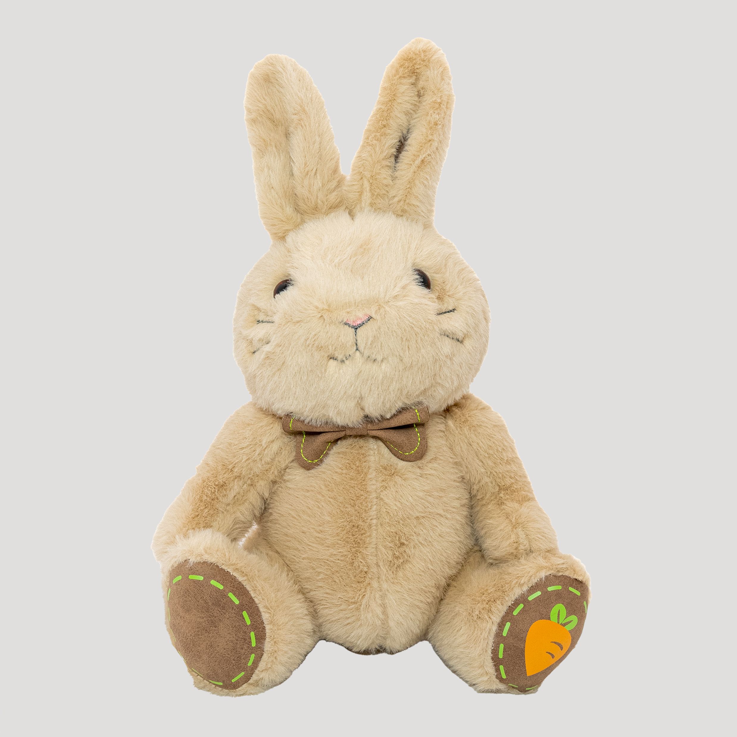 Toto Toys - Rabbit Stuffed Toy - Brown - 30 cm