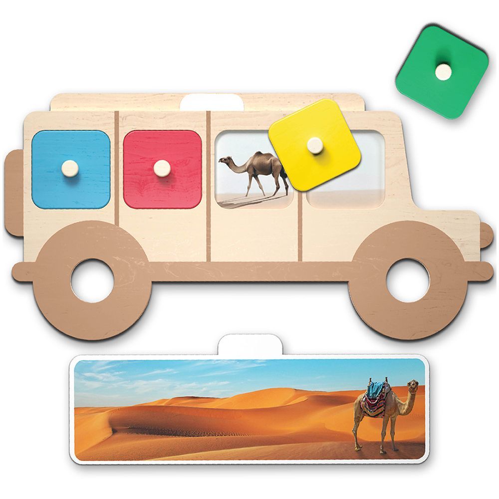 Bimbly - Safari Discovery Memory Game - 20 Pcs